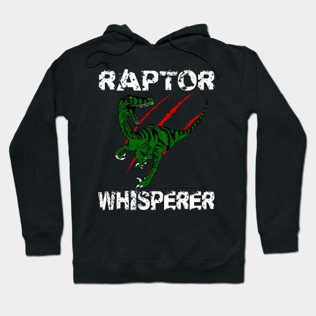 Raptor Whisperer Gift Idea Design Motif Hoodie by Shirtjaeger
